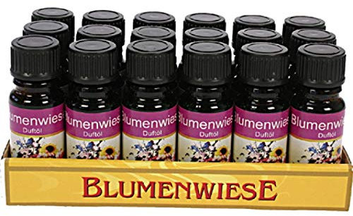 Duftöl Aromaöl Raumduftöl 10ml Lampenöl Duftlampen Weihnachtsdufte Duftöl Aromaöl Raumduftöl ca. 46 verschiedenen Duftnoten (Blumenwiese, 3er Pack)