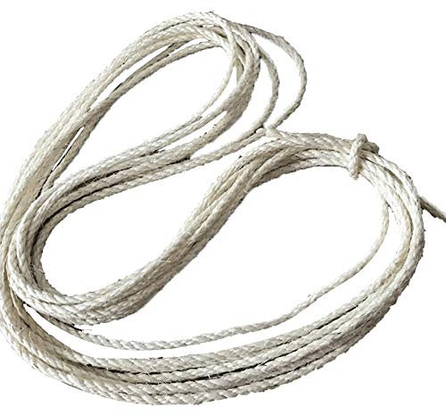 SimidunEUR Sisal Seil für Katzen, Natur Sisalseil für Kratzbaum Katzenbaum extra robust und langlebig,Sisalseil,ø 4 mm/Länge 110 M