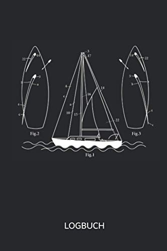 Logbuch: Logbuch für Bootsfahrten, ideal für alle Segler mit Segelboot, Schiff, Yacht, oder Katamaran unterwegs sind. Ein Bordbuch für den Kapitän, ... mit 120 Seiten, Größe ca DIN A5 (6x9)