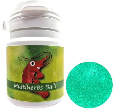 Schmitt Aquaristik Jelly Balls Multiherbs (100 Stück) / Wasserzusatz für Garnelen und Wirbellose/Immunbooster