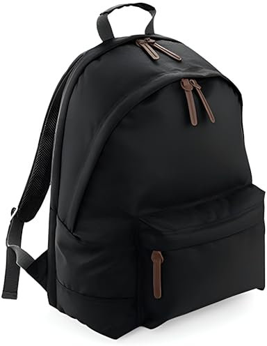 DURAWARE College Tagesrucksack Herren und Damen Wasserabweisender Rucksack für Arbeit, Buisness, Universität, Schulrucksack (schwarz)