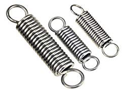 WUPNGS Doppelhakenfeder 2 Stück Doppelhaken-Zugfeder, klein, Durchmesser 1,5 mm, Doppelhaken-Zugfeder, 1,5 x 15 x 150 mm (Farbe: 1,5 x 15 x 200 mm)(1.5 * 15 * 100mm)
