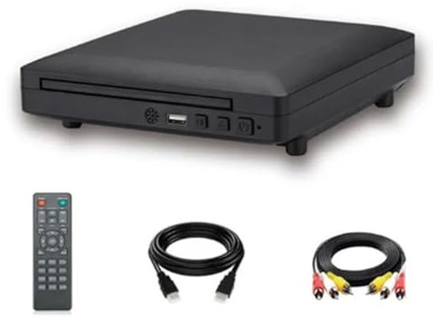 Breeshy Lettore DVD esterno USB e -Compatibile Porta Supporto CD VCD DVD Disco Usato in Viaggi RV Spina UE