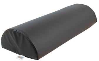 Zen - Grand Demi Rouleau pour Tables de Massage et Tables thérapeutiques - 60 x 23 x 11 cm - Rouleau de positionnement pour articulations des Pieds et des Genoux - Rouleau Semi-Circulaire pour Le