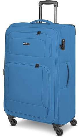 SMARTBOX valigia grande morbida 78 cm trolley XL da stiva espandibile 4 ruote con lucchetto leggera 3,6 kg Edition 04
