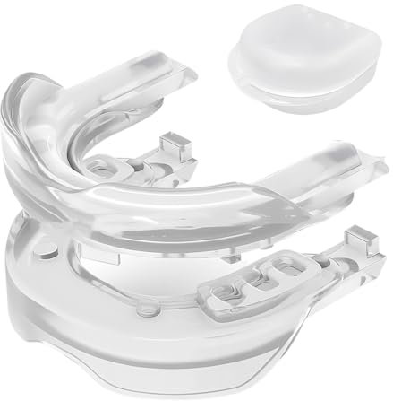 GXGM Bite Bruxismo Notturno,Anti Russamento Uomo,Anti Russamento Uomo,And Byte Notte Automodellanti Dispositivo Antirussamento Antirumore