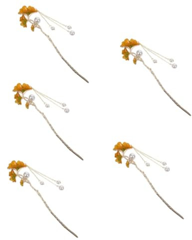 WOFASHPURET 5 Stück Lange Haarnadel Seide Hochzeit Haarzubehör Für Frauen Form China Jade-haarnadel Im Antiken Stil Haarstock Quaste Haarstab Haarnadeln Mädchen Legierung