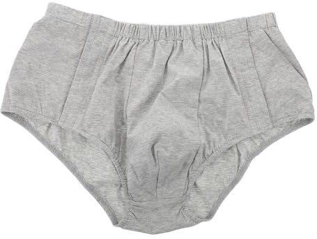 Holibanna Slip da Uomo Apertura Laterale a Scatto Nascosta Biancheria Intima Riabilitativa in Cotone Traspirante Mutande Pre-Maman Comode per Incontinenza e Mobilità Ridotta