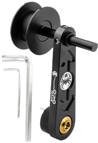 Tensor de cadena de bicicleta - Convertidor de velocidad única de aleación de aluminio, herramienta de ajuste de alta resistencia | Ajustador de tensión de cadena Manual resistente para mantenimiento