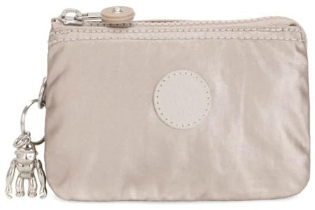Kipling Creativity S Kleine Geldbörse, Beutel, Etuis, Metallic Glow (Silber)