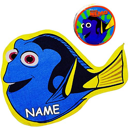 alles-meine.de GmbH magischer Waschlappen/Handtuch - Zauberwaschlappen - Findet Nemo - Fisch Dory - inkl. Name - Frottee aus 100% Baumwolle - Magic Towel - Waschfleck - Wascht..