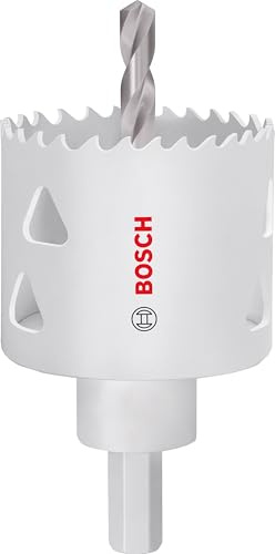 Bosch 1x Lochsäge mit Adapter für mehrere Materialien (für Stahl, Trockenbauwand, Ø 51 mm, Professional Zubehör Bohrmaschine)