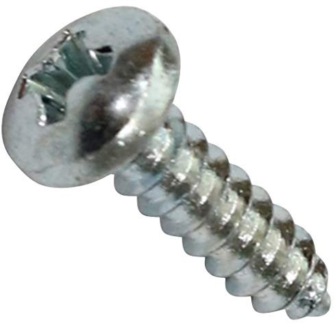 AERZETIX - C44629 - Lot de 100 Vis autotaraudeuses M3.5x13mm à tête ronde bombée - à empreinte cruciforme PH - DIN7981 - en acier zingué - tôle assemblage fixation serrage quincaillerie perçage