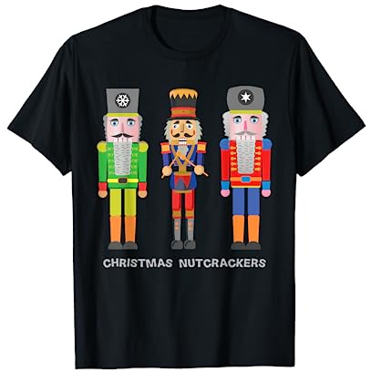 Schiaccianoci Christmas Soldiers Personaggi Costume Maglietta