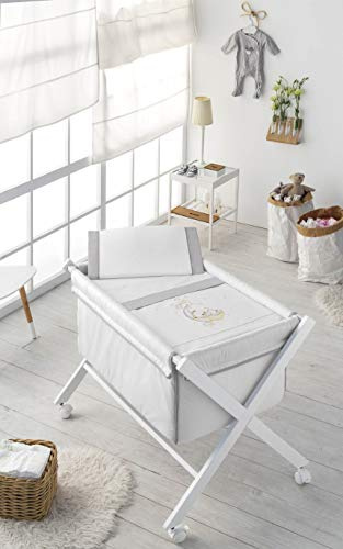 Baby-Fell, Baby-Bettwäsche, Baby-Bettwäsche, für den Winter, Baby-Bettwäsche, für den Sommer, Babybett, Grau, Größe 86 x 100 cm