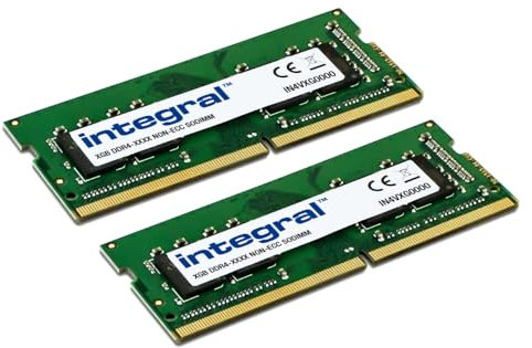 Integrerat RAM 32 GB kit (2 x 16 GB) DDR4 3200 MHz (eller 2 933 MHz, 2 666 MHz och 2 400 MHz) SODIMM bärbar dator MacBook-minne
