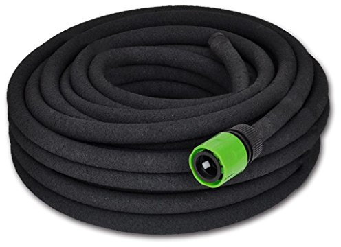 Tidyard Tuyau Microporeux Flexible/Tuyau d'Arrosage Irrigation de Jardin 1/2 Pouces 25m - Idéal pour l’Usage dans Le Jardin