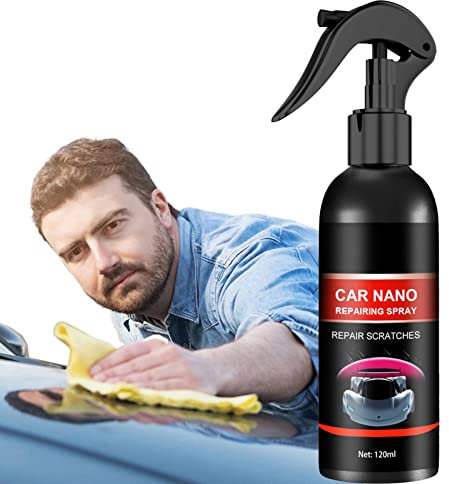 Storaffy Spray reparador para Quitar Coche - Auto reparación rápida Coche arañazos removedor Spray - Abrillantador y restaurador Pintura para Pulido automóviles Glasscoat Car Polish