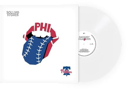 The Rolling stones - Hackney Diamonds X Philadelphia Phillies Exclusive Baseball White