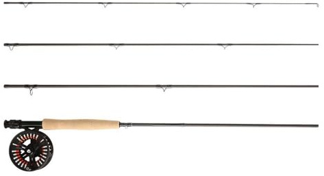 Greys Cruise Fliegenruten- & Rollen-Set | Medium Fast 4-Teilig Rute Mit Cruise Large Arbor Rolle | Voller Scheibenzug Mit Passender Schwimmschnur | Süß- & Salzwassergeeignet | 9ft | 5/6