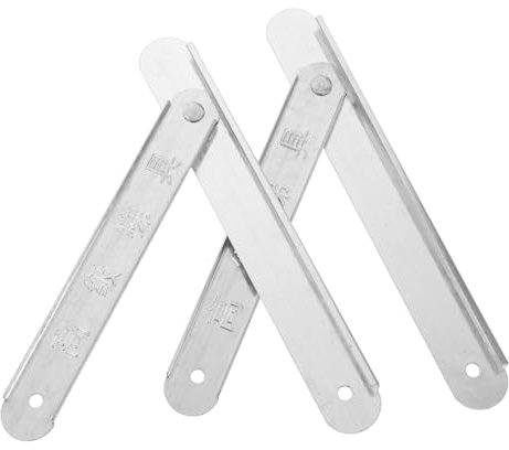 HOMSFOU 2st Scharnier Für Trittleiter Leiter-überfallscharnier Klappleiter Hochleistungsscharniere Leichte Trittleiterteile Leiter Haspe Scharnier Schnalle Aluminiumlegierung