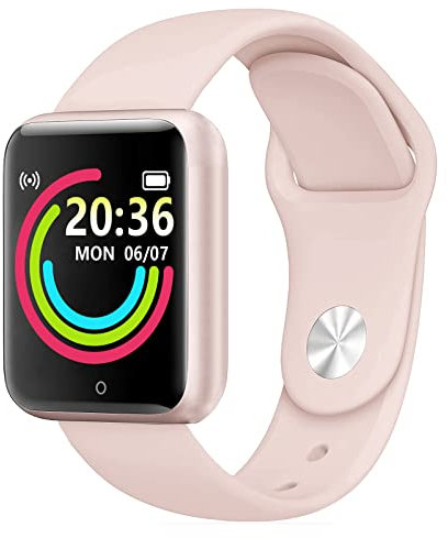 FORHAPAY Smart Watch for Women Men Kids, Fitness Tracker Watch with Heart Rate Blood Pressure Sleep Monitor and Message Remind, IP67 Waterproof Smartwatch with Calorie Step Counter for Android iOS