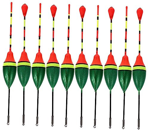 POPETPOP 15pcs Fishing Float Outdoor Fishing Bobbers Pike Accessories Float Random Color