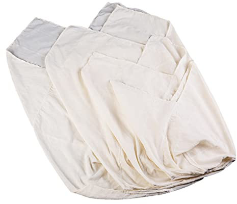 TOPBATHY Cotton Cloth Nut Milk Bag Reusable Strainer Pouch Fine Mesh Filter Bag for Soybean Wine Fruit Veggie Juice