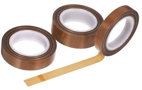 MUSISALY 3 Rollen Ptfe Dichtungsband Für Vakuumierer Wärmeisolierband Handvakuum Dichtungsband 10m Länge 10mm/13mm/18mm Breite Hochtemperaturbeständig Bpa Frei