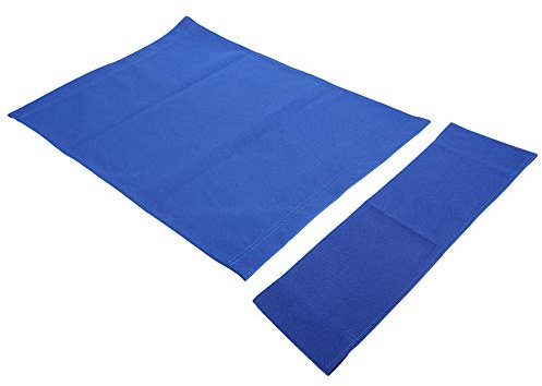 Eujgoov Hochwertiger Regiestuhl-Stuhl-Ersatz, Sitzstoff-Leinenbezug-Set für Stuhl-Ersatz, Stoff für den Täglichen Gebrauch für Heimbedarf (Blue)
