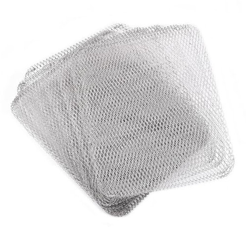 Cuttable Grills Mats Aluminum Texture for Easily Grilling Flexible and Safe for Outdoor Cooking Grills 10PCS