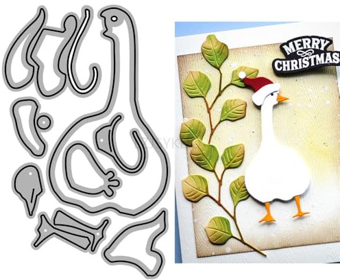 Tier-Stanzformen für Kartenherstellung, Patchwork-Gans, Metall-Stanzformen für Papier, Scrapbooking, DIY-Schablonen für Album, Party, Hochzeit, Festivals, Dekoration