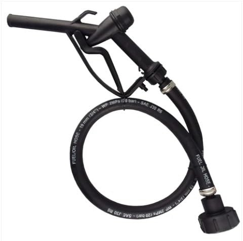 AP Supplies Fuel Gun, 3/4in Rubber Hose 4m, Tank Adaptor