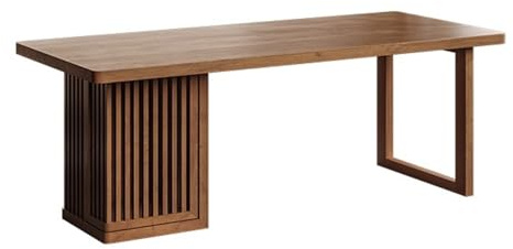 QINGGANG-0224 Stehpult Schreibtisch aus massivem Holz for das Home Office, PC-Tisch, chinesischer, Arbeitsstation mit Lagerschrank für Zuhause, Studium, Schreiben(M)