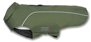 Wolters Regenjacke Easy Rain | Perfekter Schutz bei Regenwetter für Hunde | Farbe Moosgrün Gr. 52 (Rückenlänge 49-53 cm)
