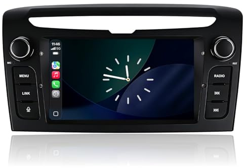 Autoradio Linux pour Lancia Ypsilon 2011-2020 avec CarPlay sans Fil et Android Auto, démarrage en 2 Secondes, Commandes par Boutons physiques, Son de qualité OEM, Installation Plug & Play