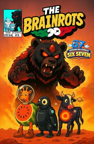 THE BRAINROTS #5 - Numero Cinque - il fumetto dei personaggi Italian Brainrot: 3 Storie a Fumetti in Italiano [Prima apparizione di 67 Six Seven]: ... ROCINQUE-ILFUMETTODEIPERSONAGGIITALIANBRAINROT
