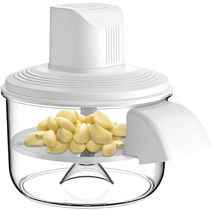 Pelapatate Elettrico, Macchina Sbucciare L'aglio Pelatrice Automatica per Uva Multifunzionale, Utensile da cucina senza fili per sbucciare, Ricaricabile per Sbucciare Aglio Frutta, Ciliegie