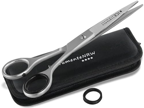 Premium Haarschere Friseurschere mit Mikroverzahnung mit Aufbewahrungsetui | Haarschneideschere zum Kürzen der Haare 15,24 cm