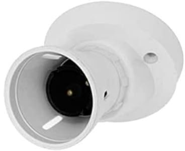 Merriway BH05890 Angled Batten Lamp Holder, White