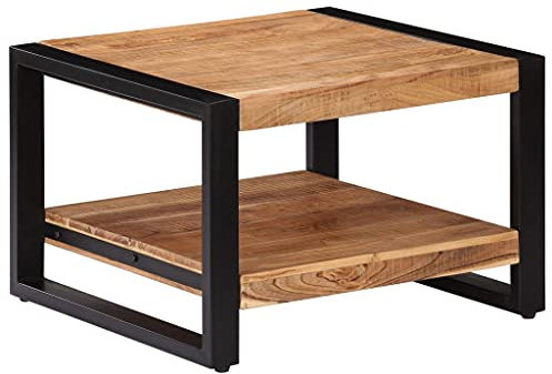 vidaXL Couchtisch 60x60x40 cm Massivholz Akazie