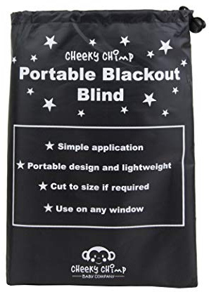 Blackout Blinds Curtains - Portable Easy Fit, Stick On Day & Night Magic Blind - Temporary Blinds For Windows - Travel Kids Cut To Size - Doors, Patio, Small & Large Windows