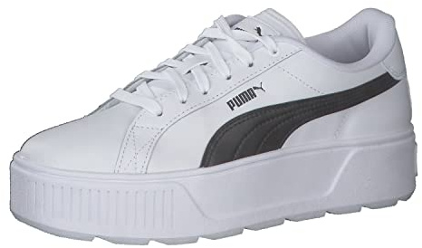 PUMA Women Karmen L Scarpe da ginnastica, Puma White Puma Black, 38 EU