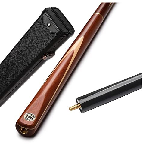 sxlxayxbmsd Billard Queue Billard Queue Spitzen 3/4 tragbare, ausbalancierte, gerade, leicht zu kontrollierende Tasche/Box (optional) mit Verlängerungsstange, Holzstab 0415(Color:B,Size:Box Set)