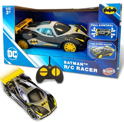 BLADEZ Batman RC Racer fjärrstyrda bilar för barn - Batman-presenter för 3 år och uppåt