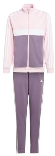 adidas Unisex Kids Seasonal Essentials Tiberio 3-Streifen Tricot Kids Trainingsanzug