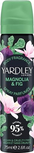 Yardley Magnolia & Fig Spray corporel 75 ml – Pour elle – Format voyage
