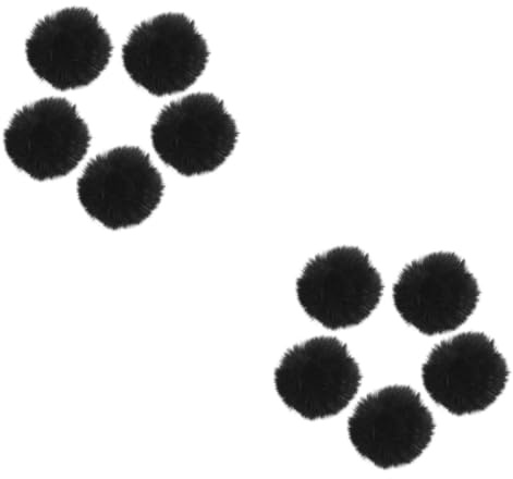 Mikikit 2sets Mikrofon Winddicht Pullover Mini Lavalier Mic Zubehör Noise Reduktion 5 Stücke * 2
