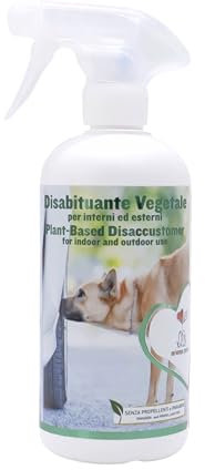 M' MA PETS Disabituante Vegetale per Cani e Gatti 500 ml – Spray Anti Urina – Detergente Deodorante Profumato - Elimina Cattivi Odori – Allontana Cani e Gatti - per Interni ed Esterni - Made in Italy