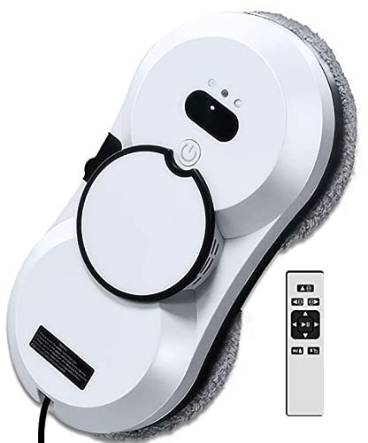 Robot Window Cleaner, Double-Sided Water Spray Window Cleaning Robot, Window Vacuum Cleaner Smart Glass Cleaning Robot for Indoor and Outdoor Glass Tile Window Cleaner Kit